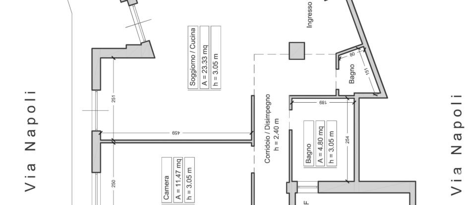 Apartment 6 rooms of 85 m² in Genova (16134)