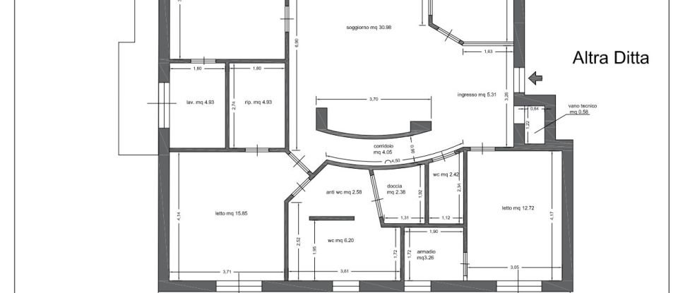 Four-room apartment of 140 m² in Siracusa (96100)
