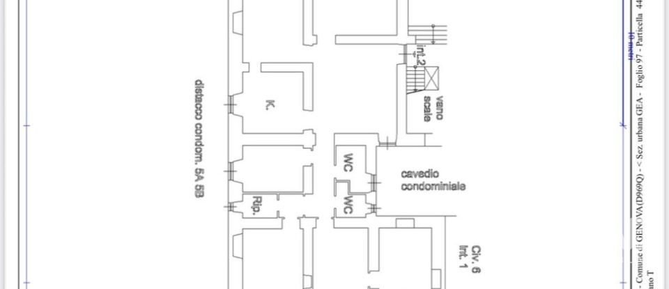 Appartamento 9 locali di 250 m² a Genova (16128)