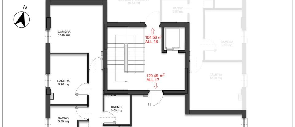 Loft 5 locali di 121 m² a Grottammare (63066)
