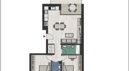 Three-room apartment of 97 m² in Bologna (40131)