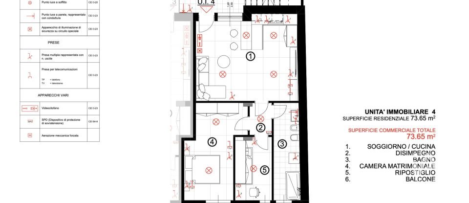 Trilocale di 80 m² a Civitanova Marche (62012)