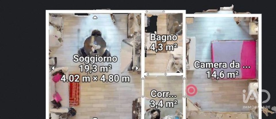 Two-room apartment of 60 m² in Foligno (06034)