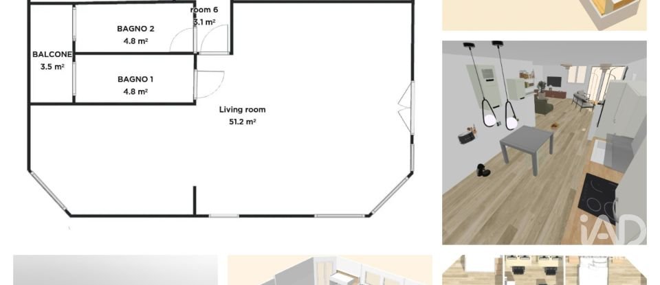 Apartment 8 rooms of 120 m² in Sulmona (67039)