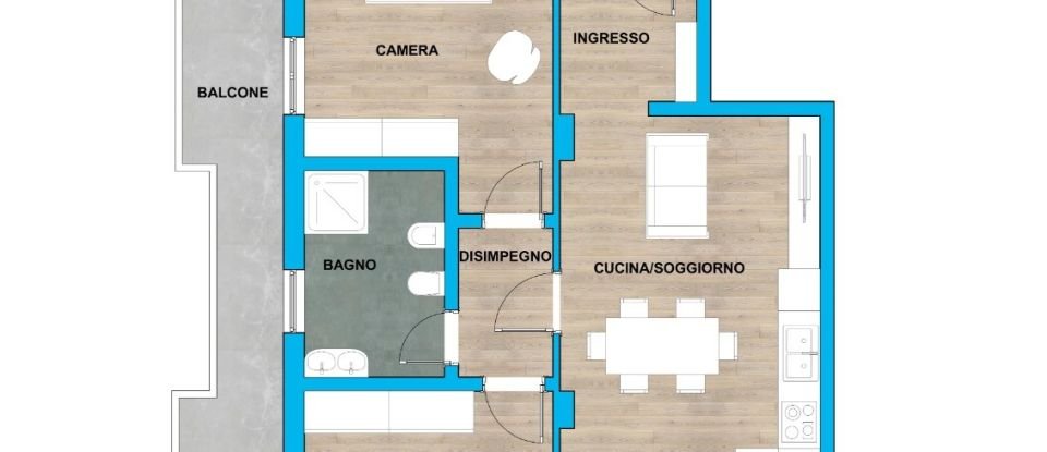 Trilocale di 89 m² a Recanati (62019)