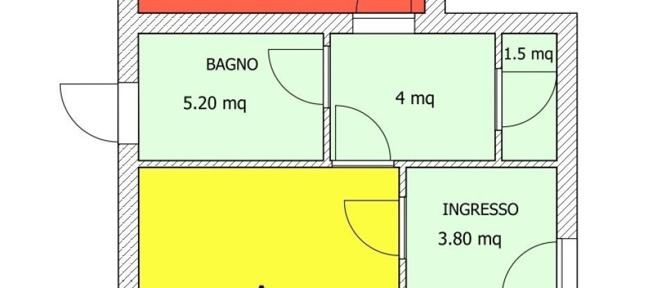 Apartment 5 rooms of 59 m² in Ferrara (44123)